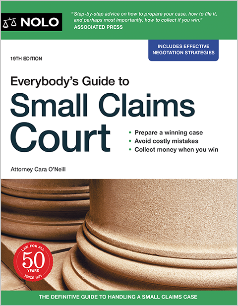 Everybody's Guide to Small Claims Court - Legal Books - Nolo