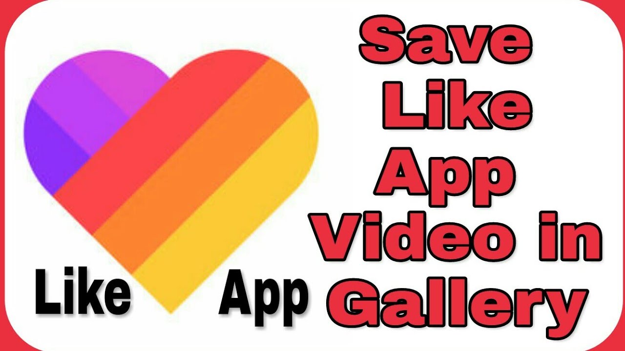 How to save like app videos on phone gallery - YouTube