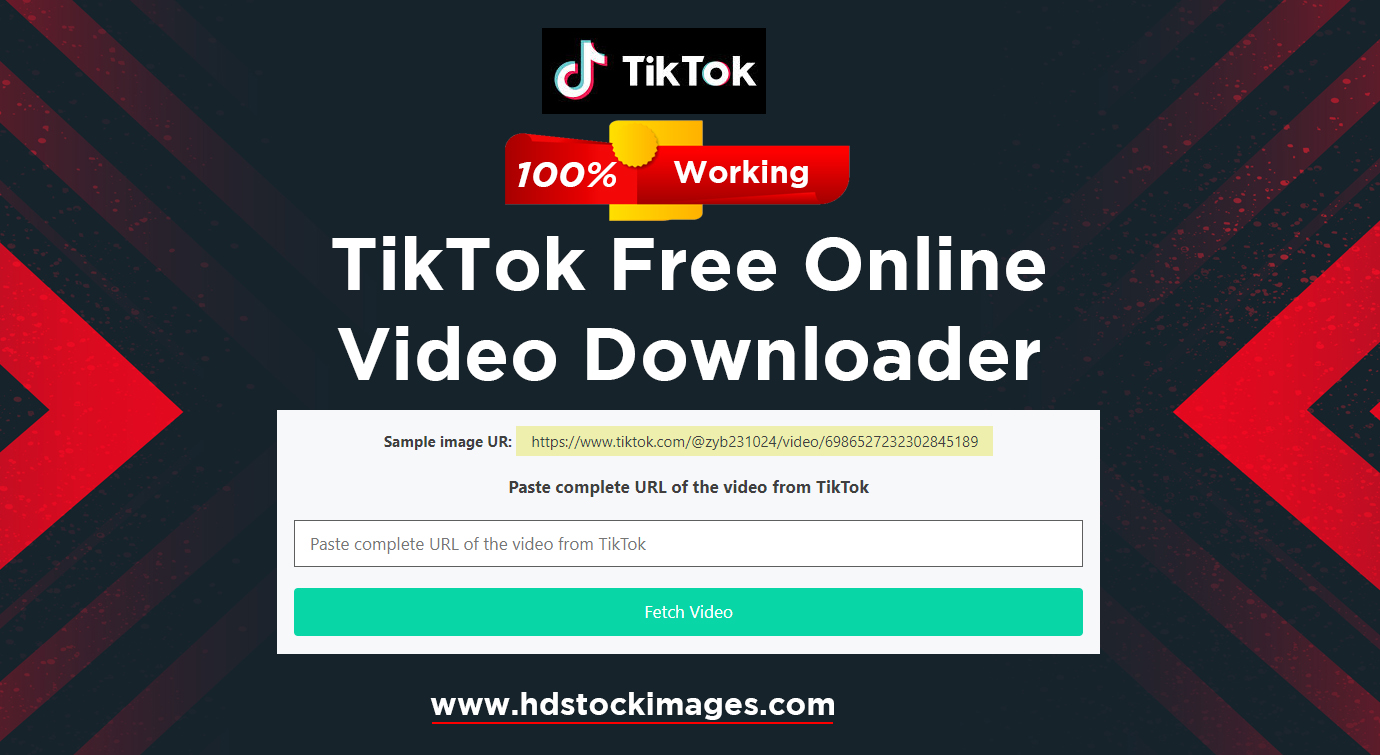 TikTok Video Downloader Without Watermark - HD Stock Images