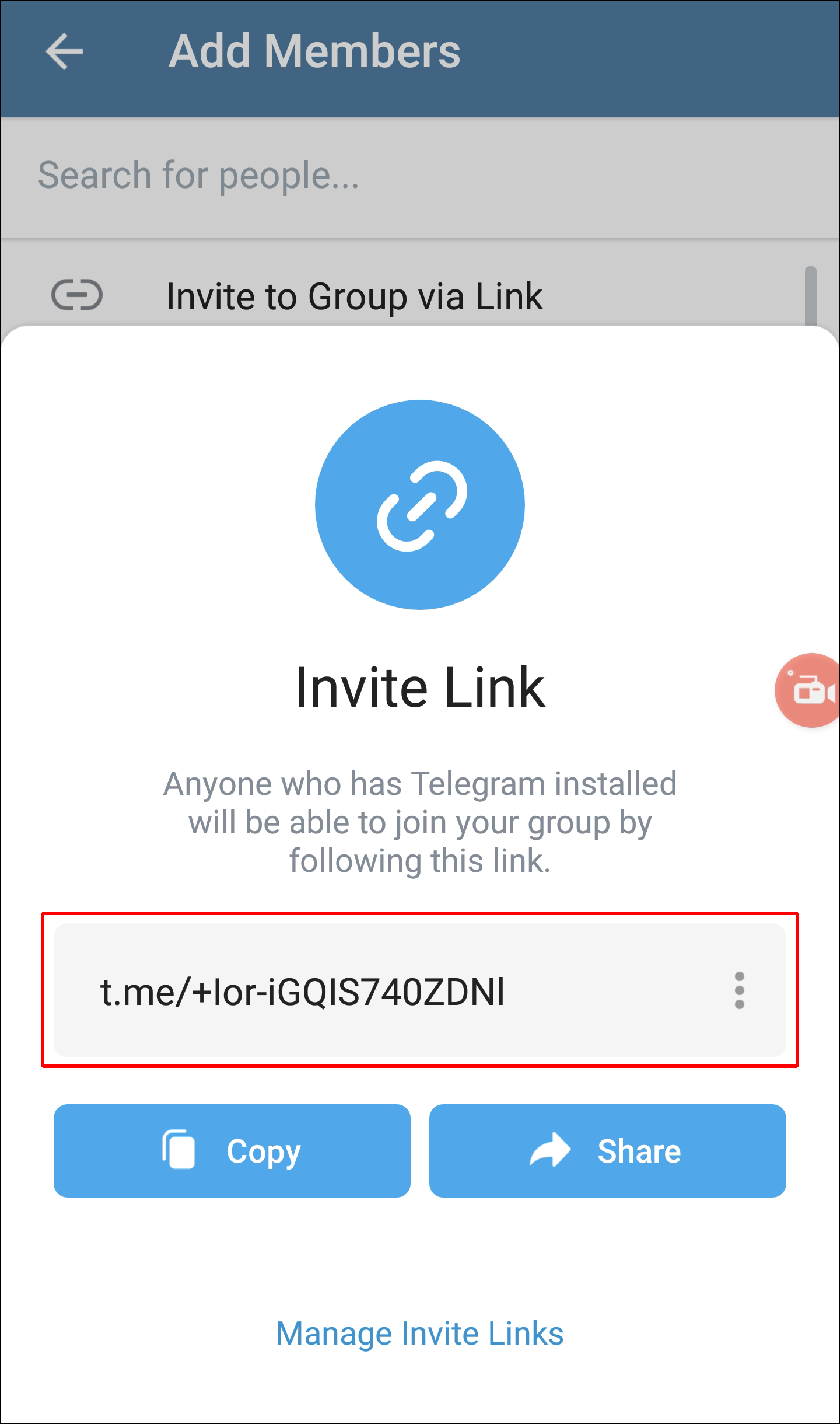 How To Create a Link to a Group in Telegram