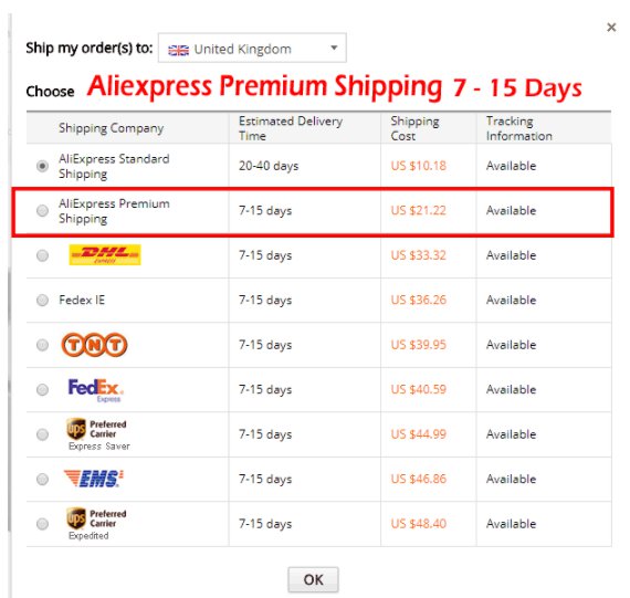 What do you know about Aliexpress premium shipping? - Quora