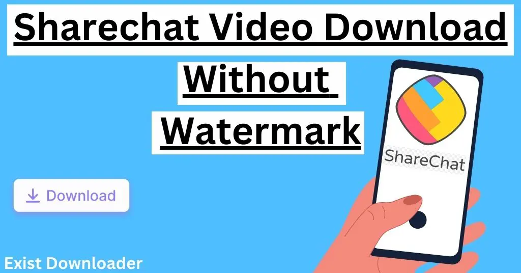 ShareChat Video Downloader Without Watermark | Without Watermark