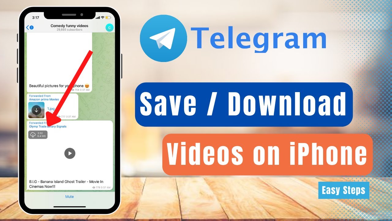 How to Save Telegram Videos on iPhone YouTube
