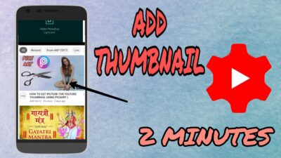 HOW TO APPLY THUMBNAIL ON VIDEOS IN JUST 2 MINUTES YouTube