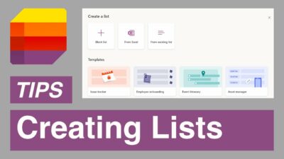 Microsoft Lists Three Tips for Creating Lists YouTube