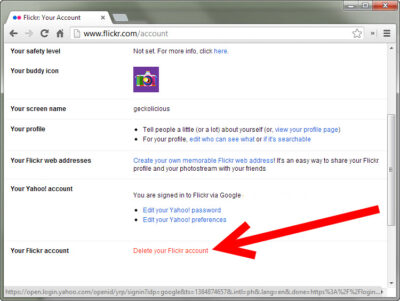 Here is The Simplest Way to Deactivate Flickr Account