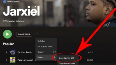 How To Find Spotify Artist URI 2021 How to get your Spotify Uri For