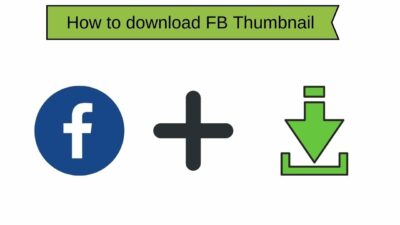 Tutorial How to download Facebook Video thumbnail in 2022 YouTube