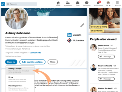The Complete Guide to Creating an Open to Work Linkedin Post