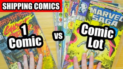 How To Ship Comic Books Shipping One Comic Book vs A Comics Lot