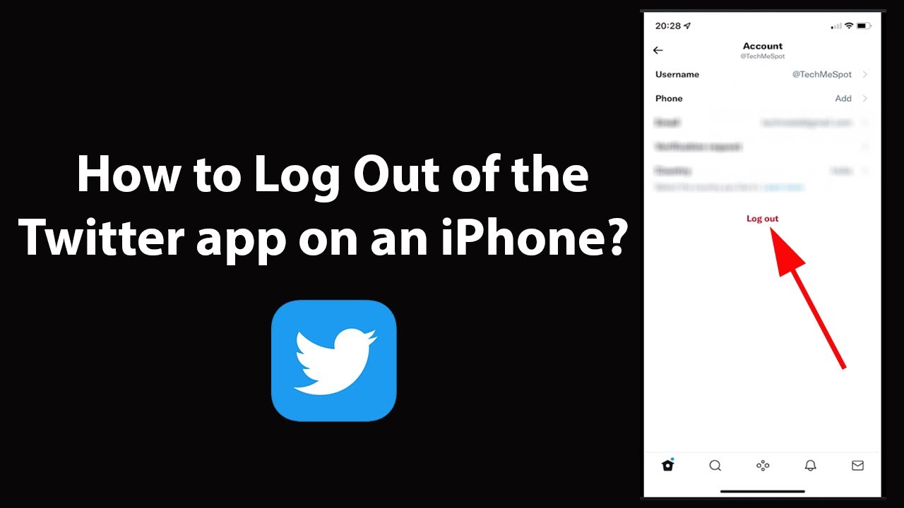 How to Log Out of the Twitter app on an iPhone YouTube