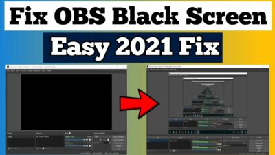 How to fix black screen on OBS OBS not capturing screen 2022 Easy