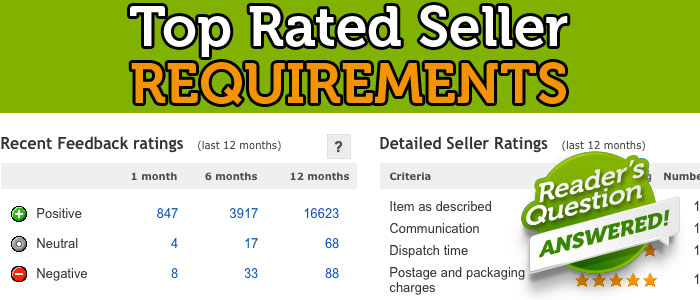 What Are The EXACT Requirements For Top Rated Seller Status on eBay