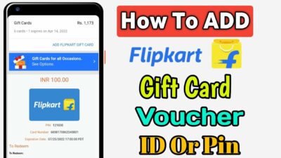 How To Add Flipkart Voucher Gift Card Id Pin How To Claim Gift