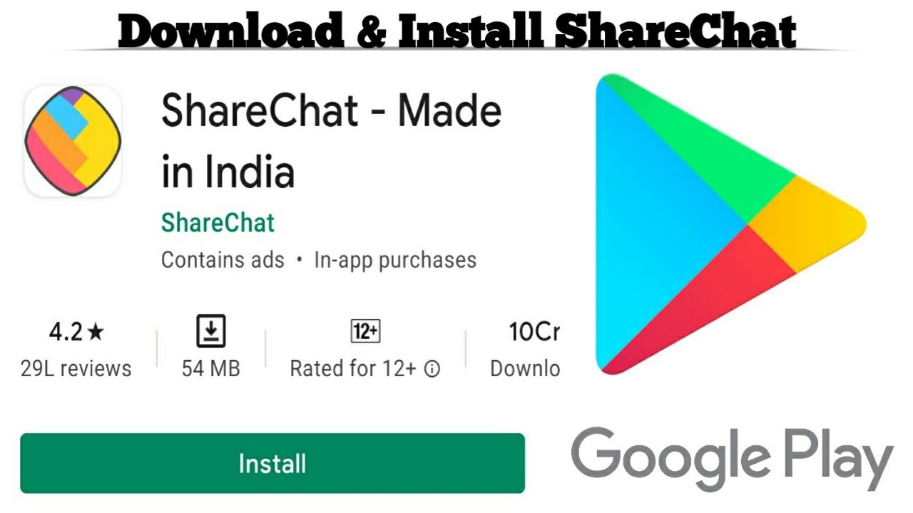How to Download and Install ShareChat app on Android Download