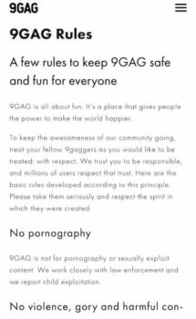 9GAG 9GAG Rules A few rules to keep 9GAG safe and fun for everyone 9GAG