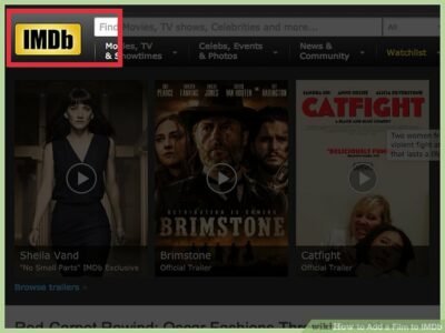 How to Add a Film to IMDb 11 Steps with Pictures wikiHow