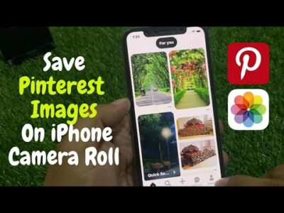 How To Save Pinterest Picture In Camera Roll On iPhone Tutorial YouTube