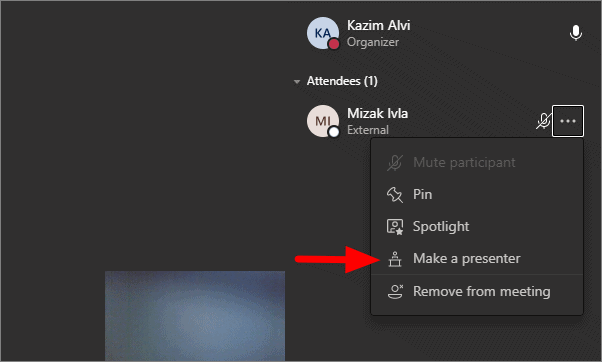 How to Make Someone a Presenter in Microsoft Teams