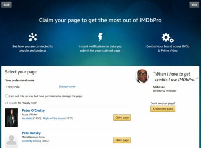 Claiming Your IMDb Page A StepbyStep Guide HD Stock Images