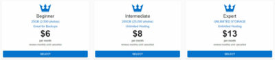 Photobucket Pricing Cost and Pricing plans