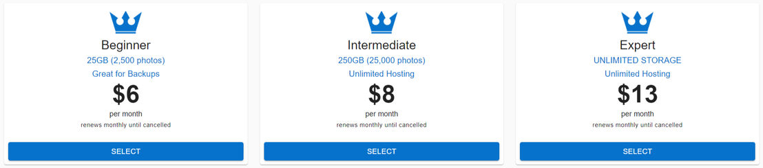 Photobucket Pricing Cost and Pricing plans