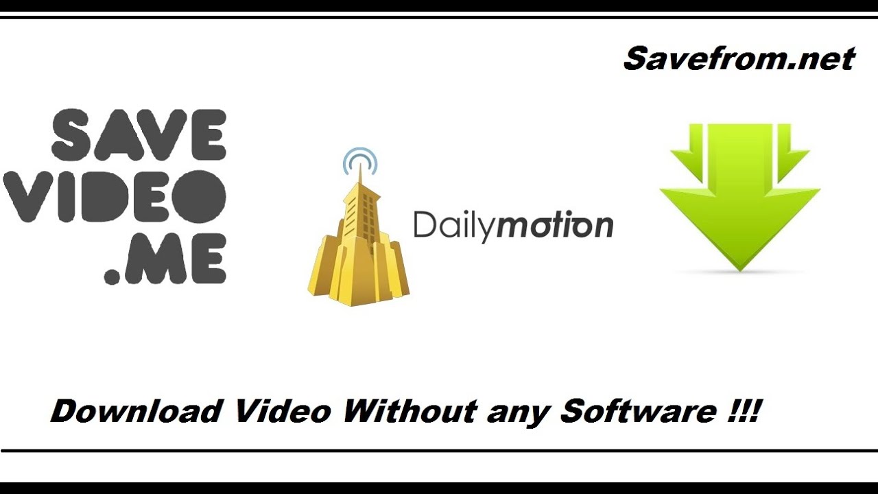 How To Download Dailymotion Videos Without Using Any Software YouTube