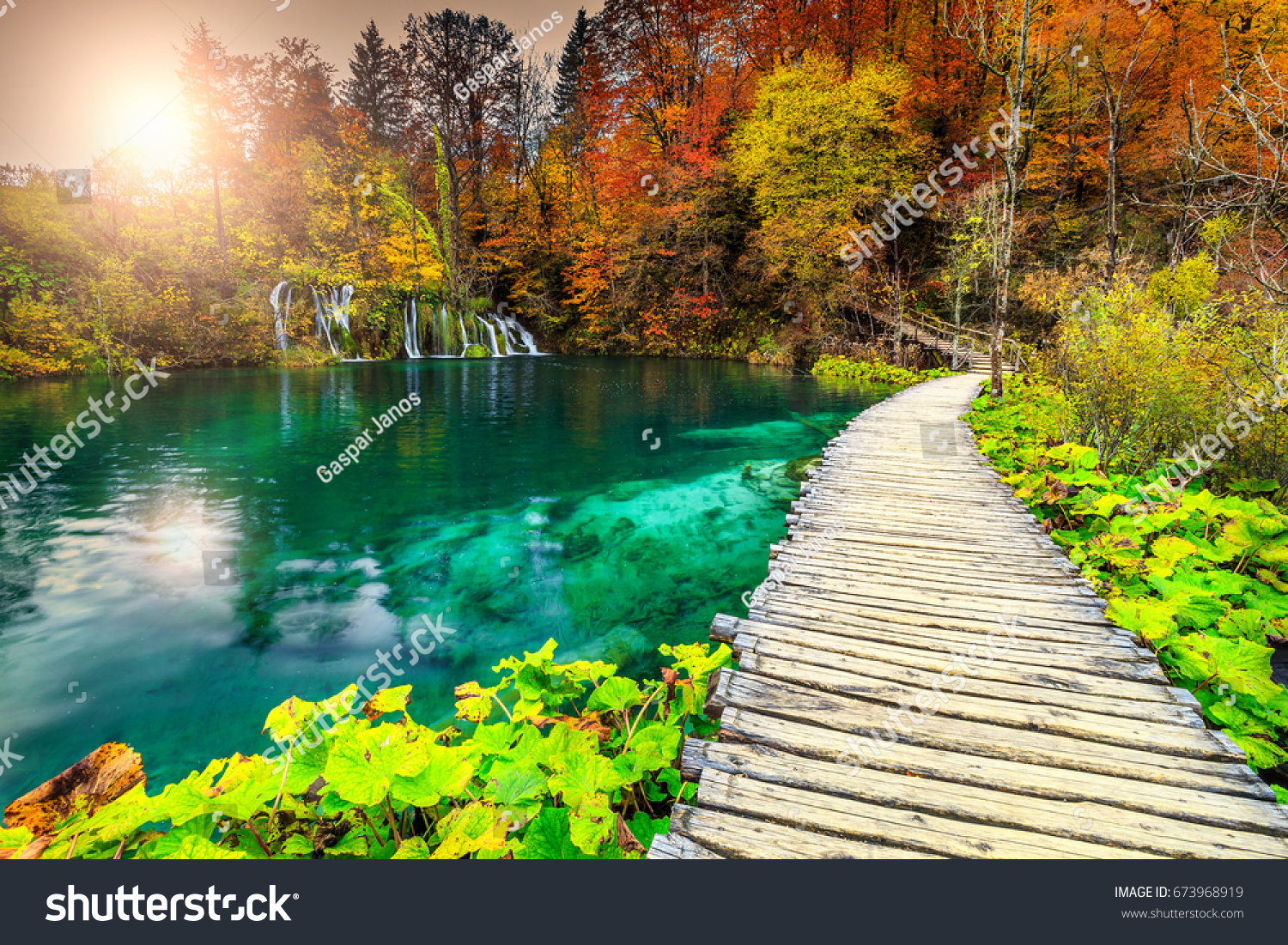 9695 Pathway waterfall Stock Photos Images Photography Shutterstock