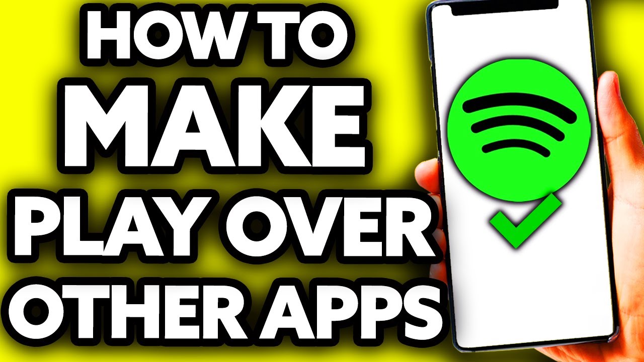 How To Make Spotify Play Over Other Apps EASY YouTube