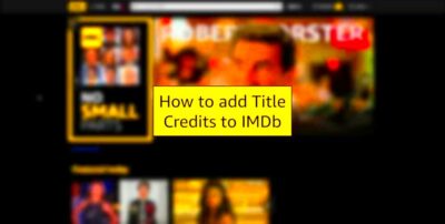 Add Credits to Title  IMDb