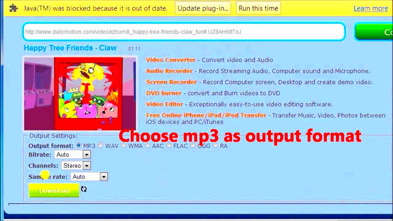 The easy way to convert dailymotion to mp3  YouTube