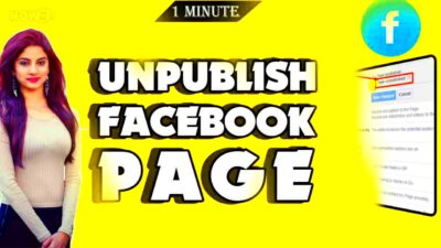 How to unpublish a Facebook page 2024  Skill Wave  YouTube