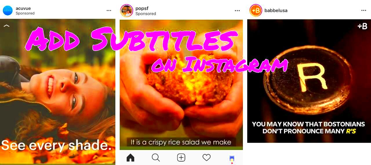 How to Add Subtitles to An Instagram Video