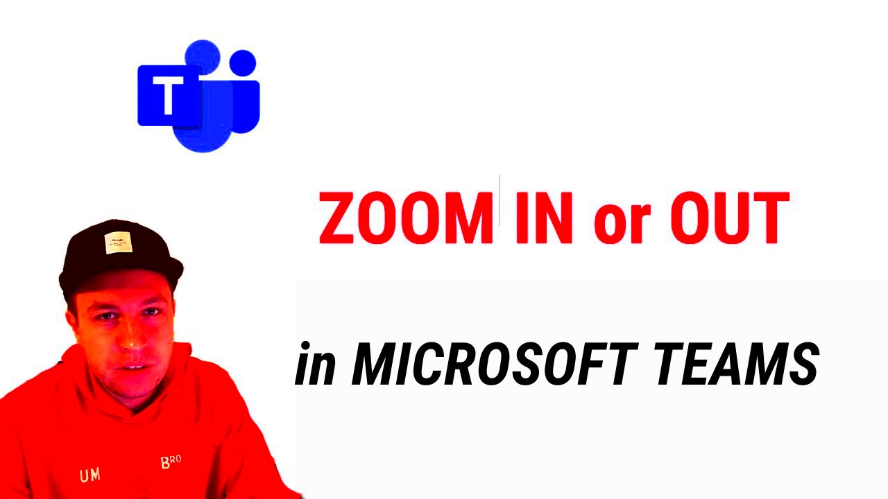 How to ZOOM IN or OUT in MICROSOFT TEAMS  YouTube