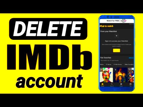 How to Delete IMDb Account Permanently  YouTube