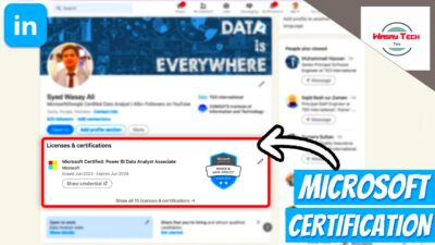 How to Add Microsoft Certification on LinkedIn   Add Microsoft