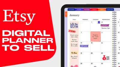 How To Make A Digital Planner To Sell On Etsy  Step By Step For