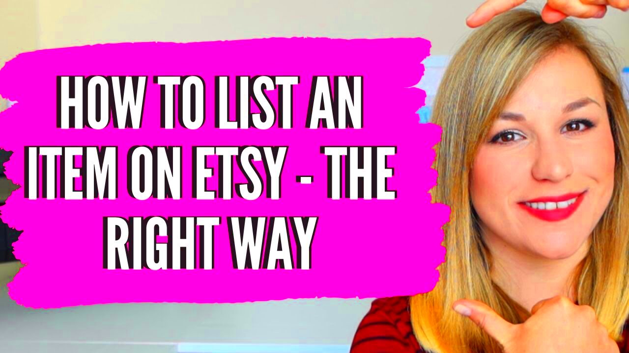 HOW TO LIST AN ITEM ON ETSY  how to create a listing on etsy  etsy