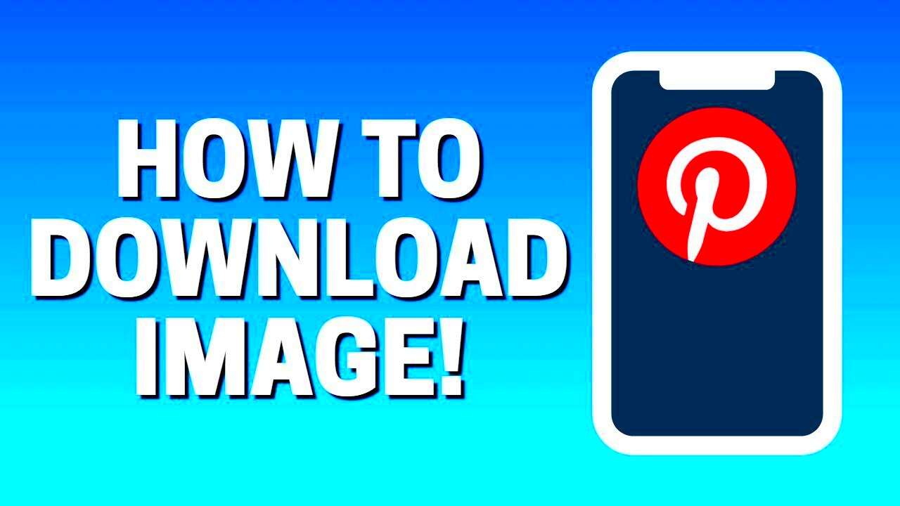 How to Download Image in Pinterest App  YouTube