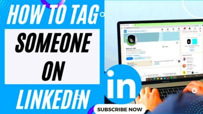 How to Tag Someone on Linkedin  How to Tag People on Linkedin  YouTube