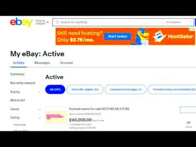 How to relist an item on Ebay  YouTube