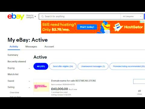 How to relist an item on Ebay  YouTube