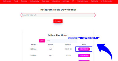 How to Download Instagram Reels for Pc