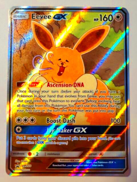 Eevee GX SM233 Holo Ultra Rare Pokemon Card  eBay