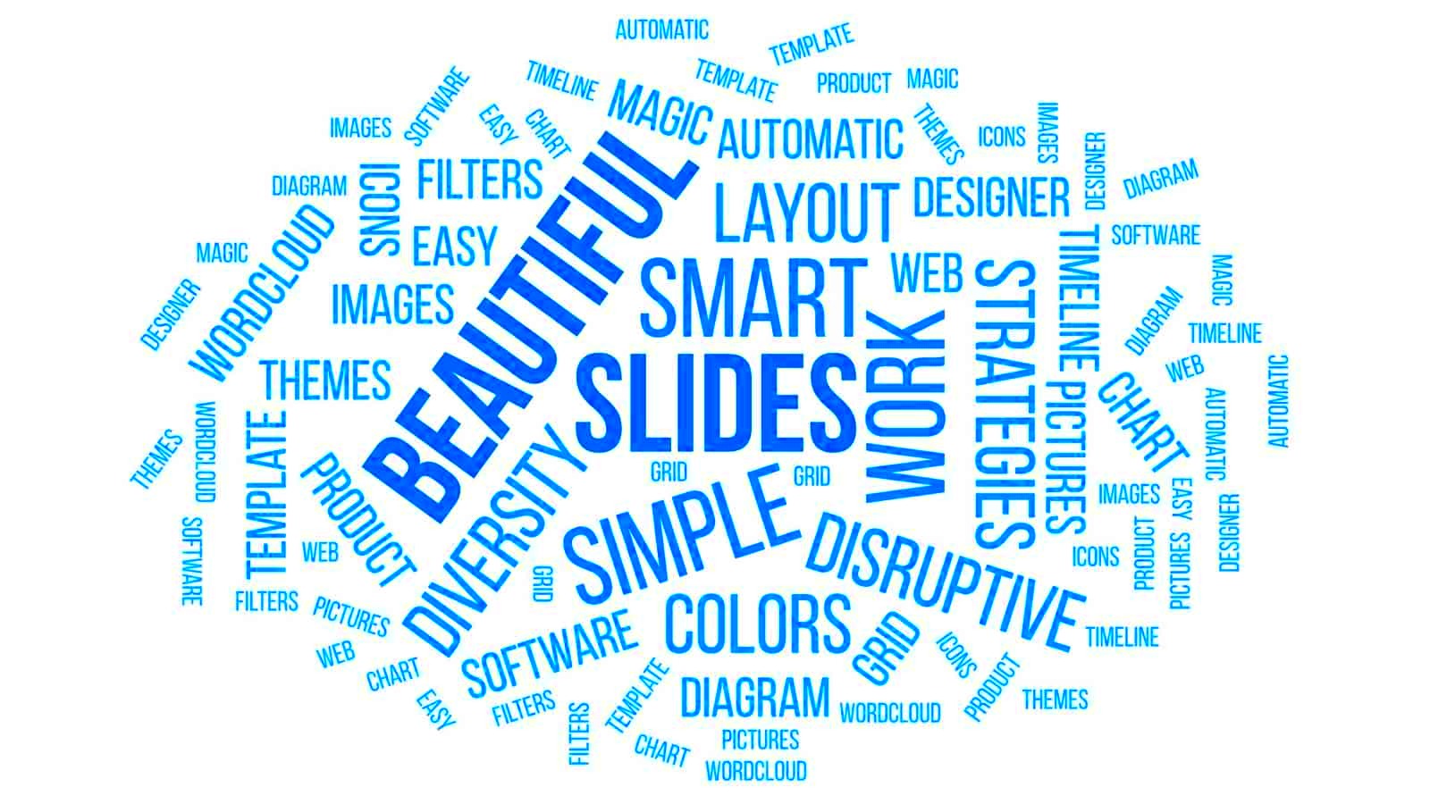 Word Cloud Slide Template  Beautifulai