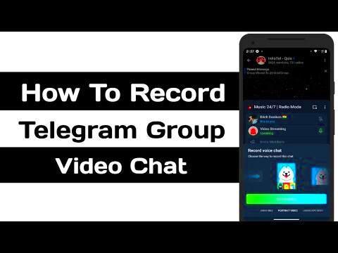 How To Record Telegram Video Chat  YouTube