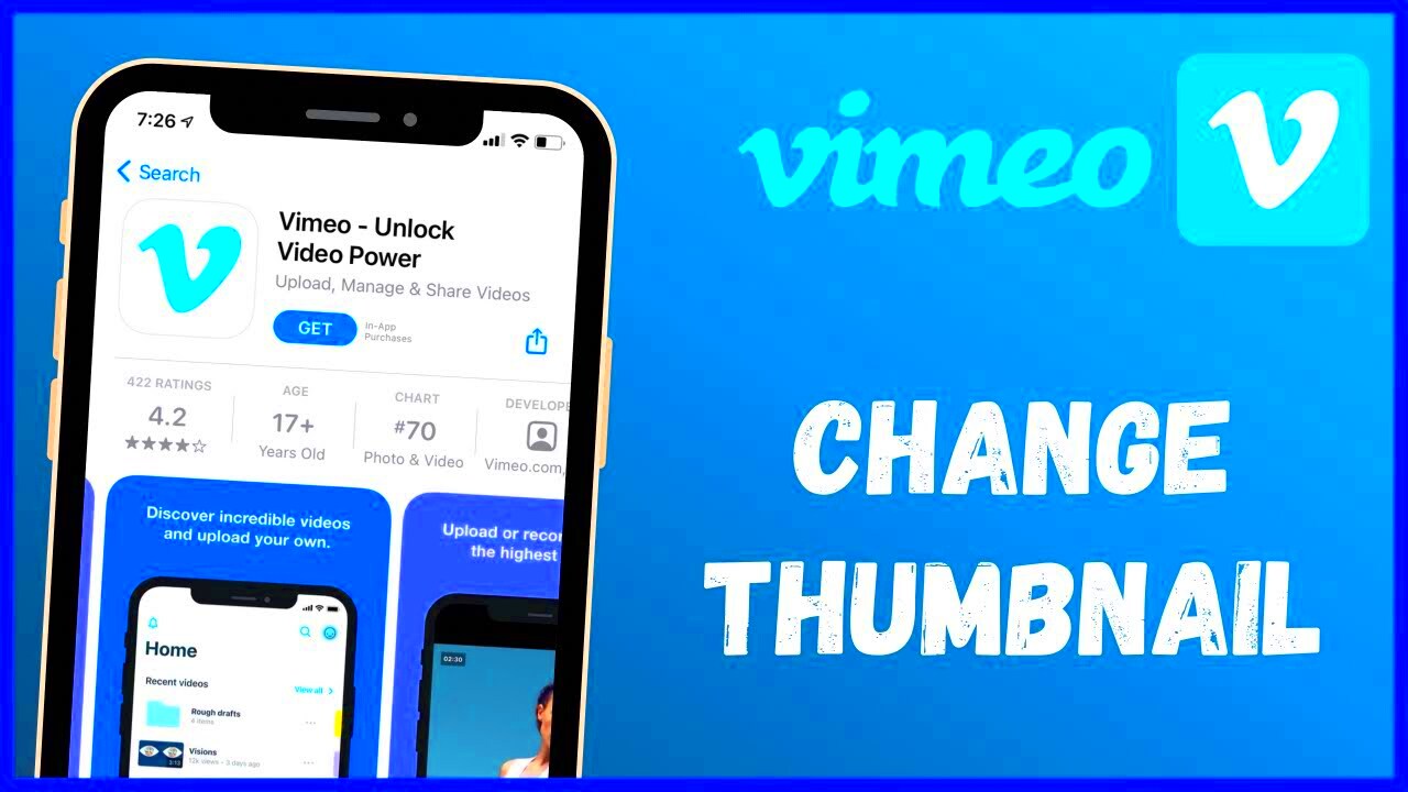 How to Change Vimeo Thumbnail  Vimeo App  YouTube