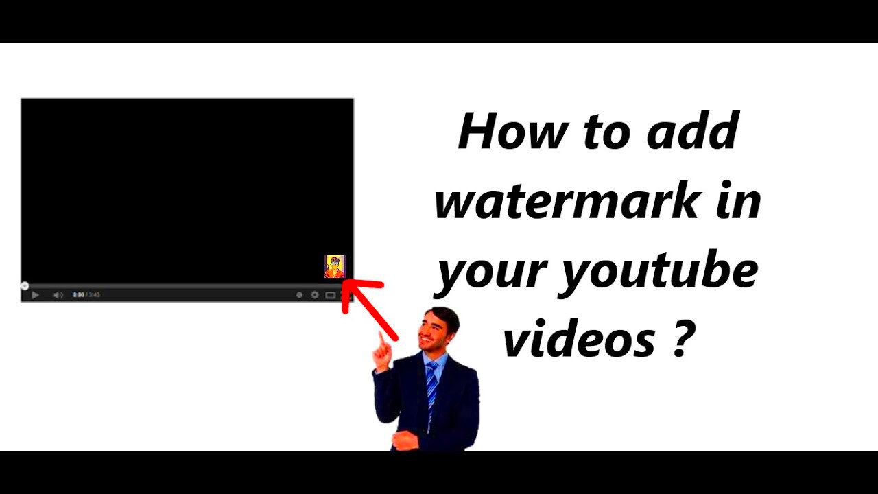 How to add watermark for our videos   YouTube