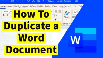 How to Duplicate a Word Document 2023  YouTube