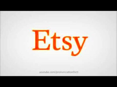 How to pronounce etsy  YouTube